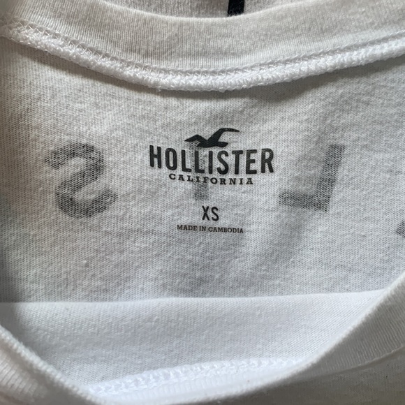 HOLLISTER CALI long sleeve white crop - Picture 2 of 3